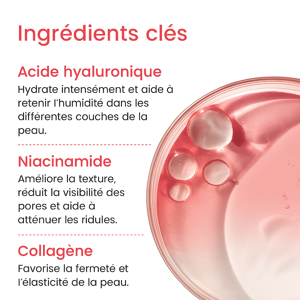 Masque de nuit enveloppant au collagène