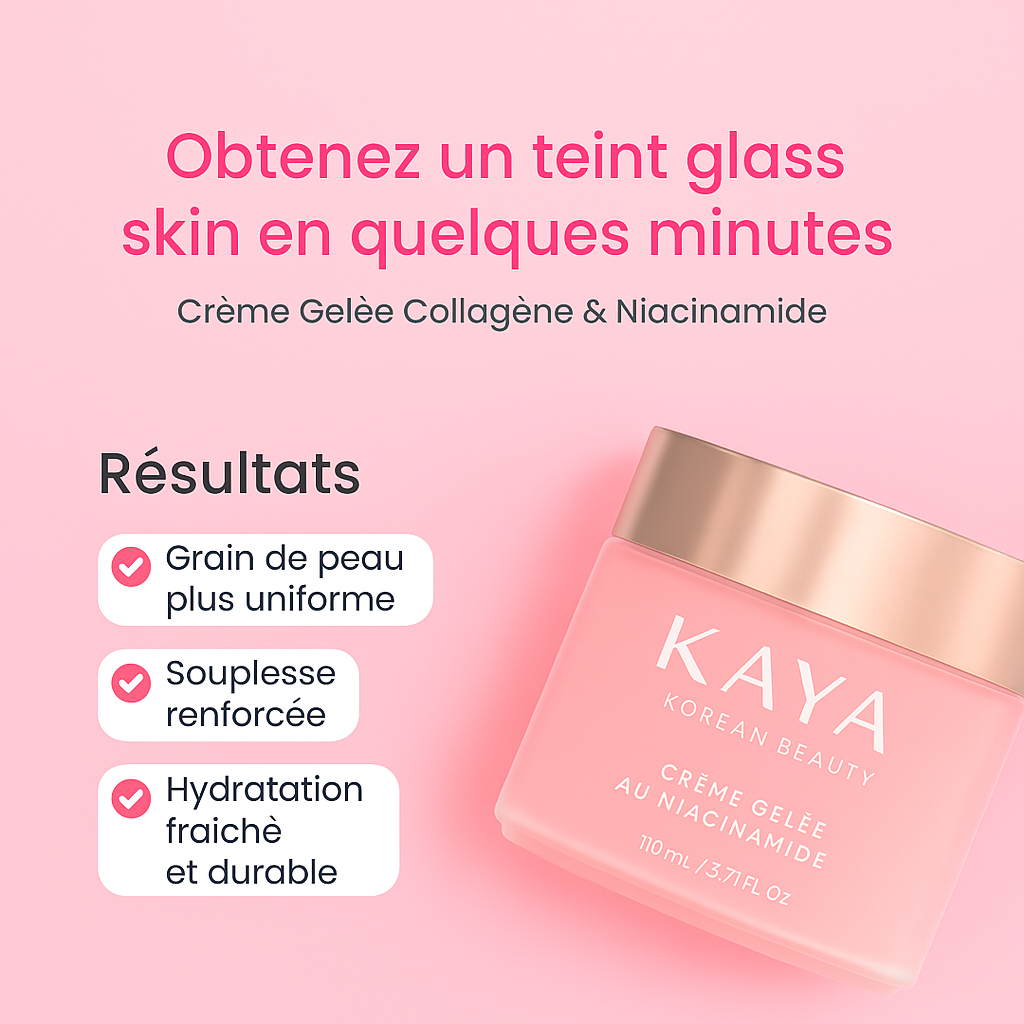 Crème gelée Micro-Capsules au collagène et à la niacinamide