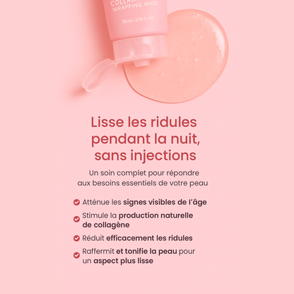 Masque de nuit enveloppant au collagène